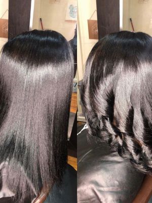 Brazilian blowout by Abeje Thurmon at Salon 215 Elite in Conyers, GA 30094 on Frizo