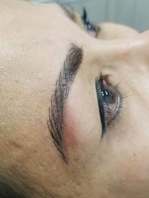 Permanent makeup eyebrows by mandi chhim at Modestology in Bakersfield, CA 93313 on Frizo