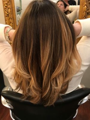 Balayage by Alana Kubiski at Chat Noir Salon in Providence, RI 02906 on Frizo