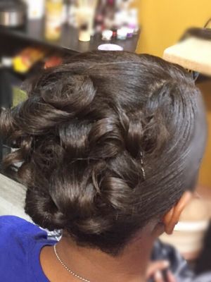 Updo by Lauren Anderson at Hair Art Salon and Spa in Antioch, TN 37013 on Frizo
