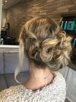 Updo by Alba Murillo at Lucia C. Salon in Denville, NJ 07834 on Frizo