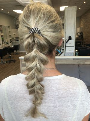 Updo by Alba Murillo at Lucia C. Salon in Denville, NJ 07834 on Frizo