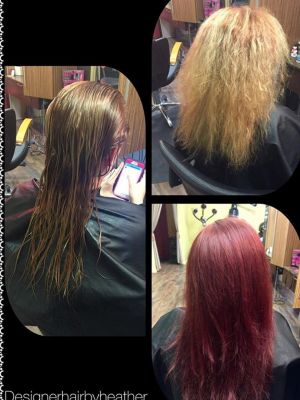 Color correction by Heather Lyn at Believe Salon in Clarkston, MI 48348 on Frizo