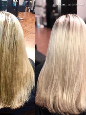 Color correction by Heather Lyn at Believe Salon in Clarkston, MI 48348 on Frizo