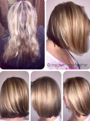 Color correction by Heather Lyn at Believe Salon in Clarkston, MI 48348 on Frizo
