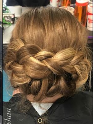 Updo by Shannon Irons at Hairs Looking at you in Lincoln, RI 02865 on Frizo