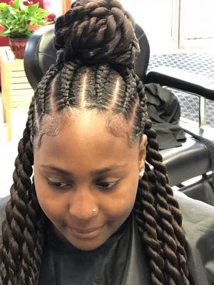 Braids by Jeannie Whitaker at NCCS in Baltimore, MD 21202 on Frizo