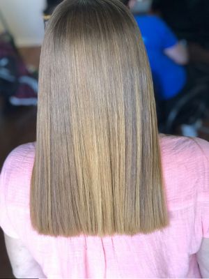 Keratin treatment by Tiffanie Bishop at Wicked Beauty in Waxahachie, TX 75165 on Frizo