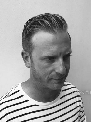 Men's haircut by Nicole Greer at Tribe Studio in Encinitas, CA 92024 on Frizo