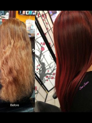 Color correction by Soraia Jaber at Gorgeous You Salon and Spa in Bridgeview, IL 60455 on Frizo