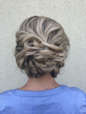 Bridal hair by Richelle Palermo at Jean marie salon and spa in Lockport, IL 60491 on Frizo