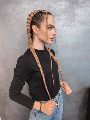 Braids by Katya Belenkaia at Frizo Salon by U-Mode in Brooklyn, NY 11235 on Frizo