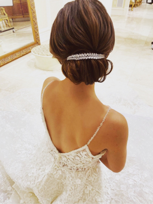 Bridal hair by Katya Belenkaia at Frizo Salon by U-Mode in Brooklyn, NY 11235 on Frizo