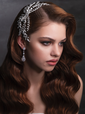 Bridal hair by Katya Belenkaia at Frizo Salon by U-Mode in Brooklyn, NY 11235 on Frizo
