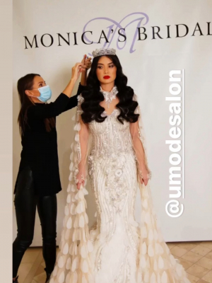 Bridal hair by Katya Belenkaia at Frizo Salon by U-Mode in Brooklyn, NY 11235 on Frizo