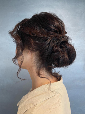 Updo by Katya Belenkaia at Frizo Salon by U-Mode in Brooklyn, NY 11235 on Frizo