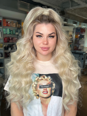 Updo by Katya Belenkaia at Frizo Salon by U-Mode in Brooklyn, NY 11235 on Frizo