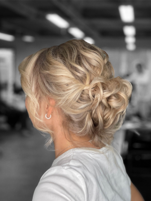 Updo by Katya Belenkaia at Frizo Salon by U-Mode in Brooklyn, NY 11235 on Frizo