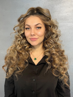 Updo by Katya Belenkaia at Frizo Salon by U-Mode in Brooklyn, NY 11235 on Frizo