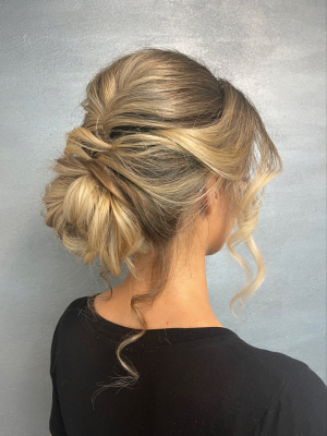 Updo by Katya Belenkaia at Frizo Salon by U-Mode in Brooklyn, NY 11235 on Frizo