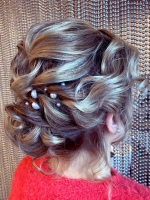 Updo by Katya Belenkaia at Frizo Salon by U-Mode in Brooklyn, NY 11235 on Frizo