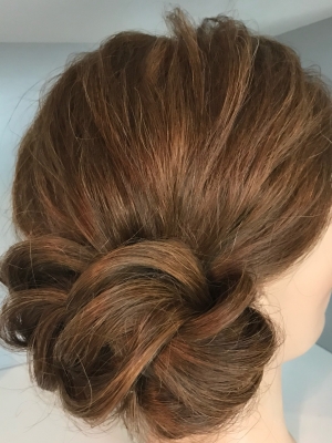 Updo by Katya Belenkaia at Frizo Salon by U-Mode in Brooklyn, NY 11235 on Frizo