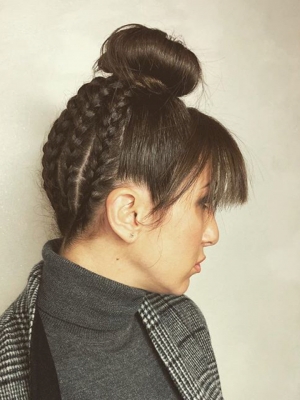 Updo by Katya Belenkaia at Frizo Salon by U-Mode in Brooklyn, NY 11235 on Frizo