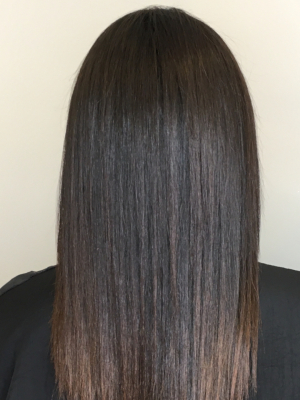 Keratin treatment by Jaclyn Jones at A Breath of Fresh Hair in Sterling, VA 20165 on Frizo