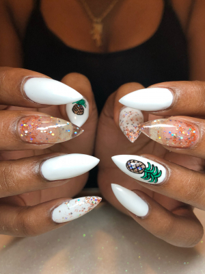 Gel nails by Francesca Ramos at Dera Ebele's Nail Boutique in Franklin Square, NY 11010 on Frizo