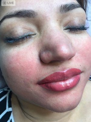 Permanent makeup lips by Oksana Lo at Face and Body Definition in New York, NY 10001 on Frizo