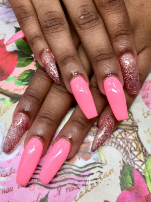 Acrylics by Lisandra Pabon at Stx Nails by Lisandra in Kissimmee, FL 34741 on Frizo