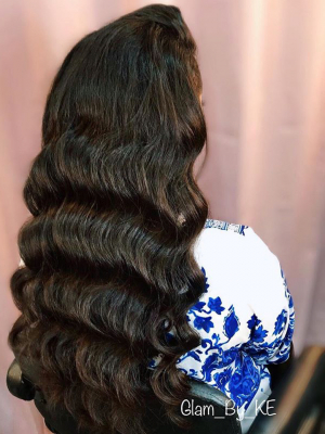 Hollywood waves by Khalida Eshaq in Hayward, CA 94545 on Frizo