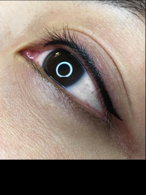 Permanent makeup eyes top by Maya Zarova at Eyes&BrowsStudio in Austin, TX 78746 on Frizo