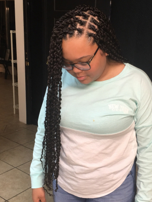 Braids by Teandrel SandersJackson at Humbled Hands braiding in Dallas, TX 75228 on Frizo