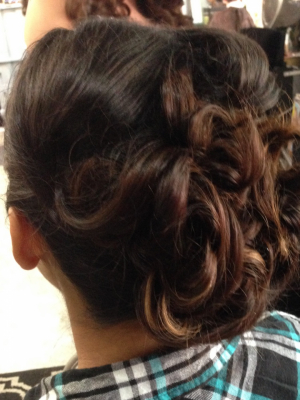 Updo by Nicole Sullas at Studio N in San Ramon, CA 94583 on Frizo