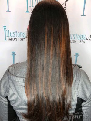 Balayage by Nicole Libretta at Illusions hair salon and day spa in Freehold, NJ 07728 on Frizo