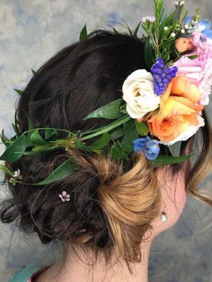 Bridal hair by Sam Smith at SamSmithStyle in Colorado Springs, CO 80911 on Frizo