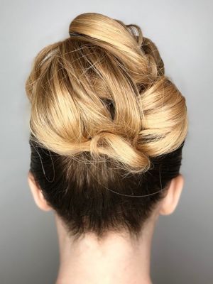 Bridal hair by Sam Smith at SamSmithStyle in Colorado Springs, CO 80911 on Frizo