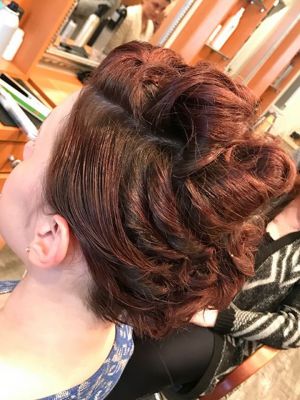 Updo by Alex Lopopolo at Opulence Salon in Holbrook, NY 11741 on Frizo