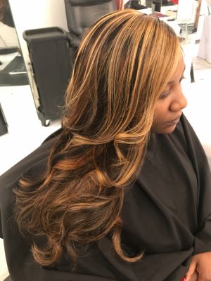 Extensions by Dana Corbin-Pacheco at Chaz Upscale Salon in New York, NY 10030 on Frizo