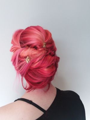 Updo by Melissa Catherine at The Color Room in Cherry Hill, NJ 08002 on Frizo