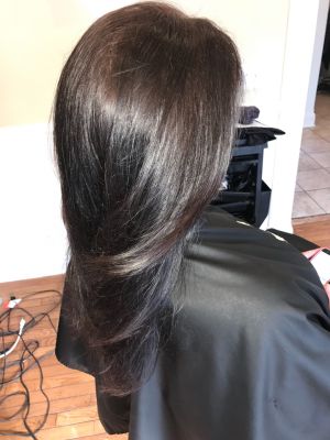 Brazilian blowout by Lisa DeRose Grossi at Beyond Hair LLC in Midland Park, NJ 07432 on Frizo