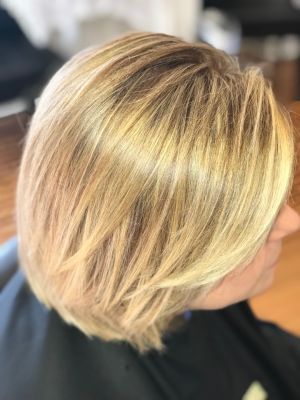 Double process by Lisa DeRose Grossi at Beyond Hair LLC in Midland Park, NJ 07432 on Frizo
