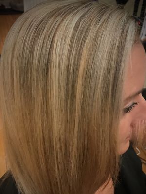 Highlights by Lisa DeRose Grossi at Beyond Hair LLC in Midland Park, NJ 07432 on Frizo