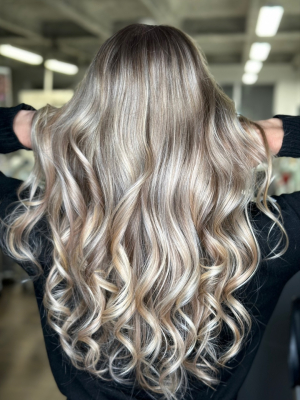 Highlights by Oksana  Nechaeva at Frizo Salon by U-Mode in Brooklyn, NY 11235 on Frizo