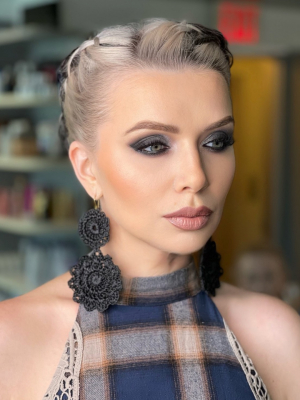 Evening makeup by Julia Suvorova at Frizo Salon by U-Mode in Brooklyn, NY 11235 on Frizo