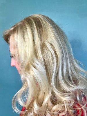 Partial highlights by Connie Nagle at Connie at StyleBar in Charlotte, NC 28203 on Frizo