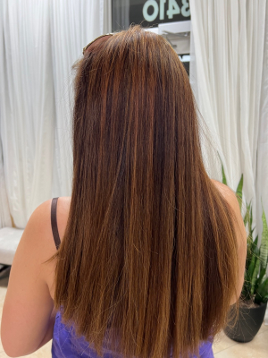 Double process by Julissa Tercero at Internation hair salon in Margate, FL 33063 on Frizo