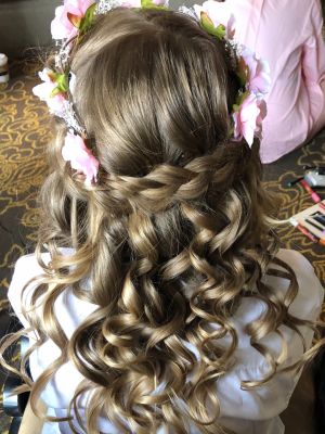 Bridal hair by Tara Valentino at Luxe in Lake Mary, FL 32746 on Frizo