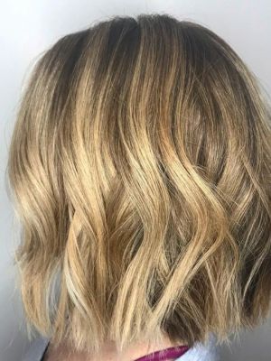 Balayage by Gina Rapposelli at Currie Hair skin Nails in Wayne, PA 19087 on Frizo